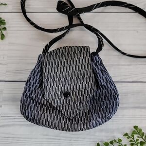 Handmade Recycled Tie Mini Purse dkny Silk Tie Vintage